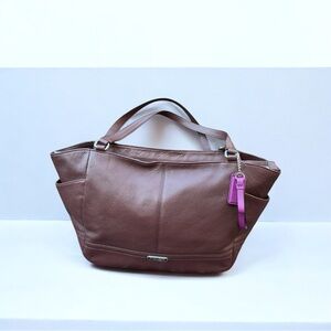EUC Coach Chocolate Brown Tote